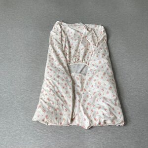 Modern Threads White & Pink Floral Twin Size Fitted Sheet